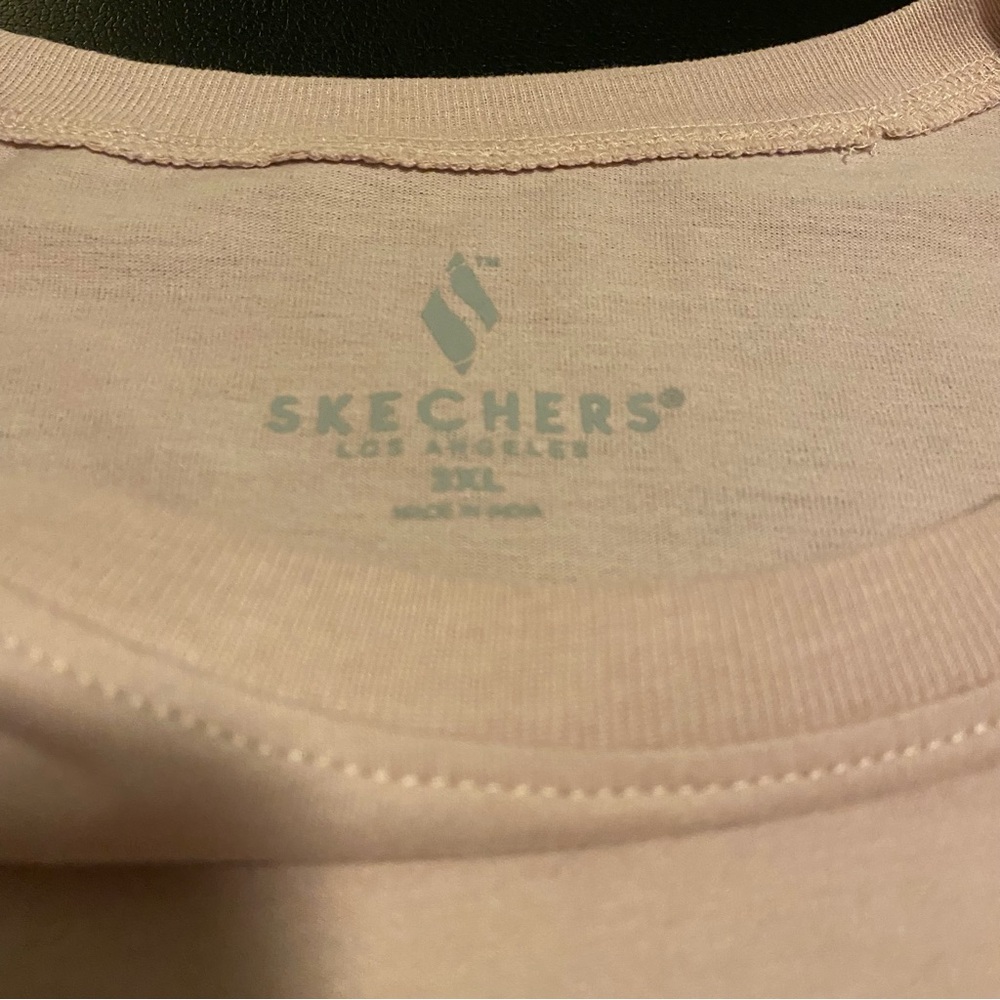 #S124- NWT Skechers Dreamy Escape Tee - Light Pink Graphic - 3xl - Picture 6 of 7